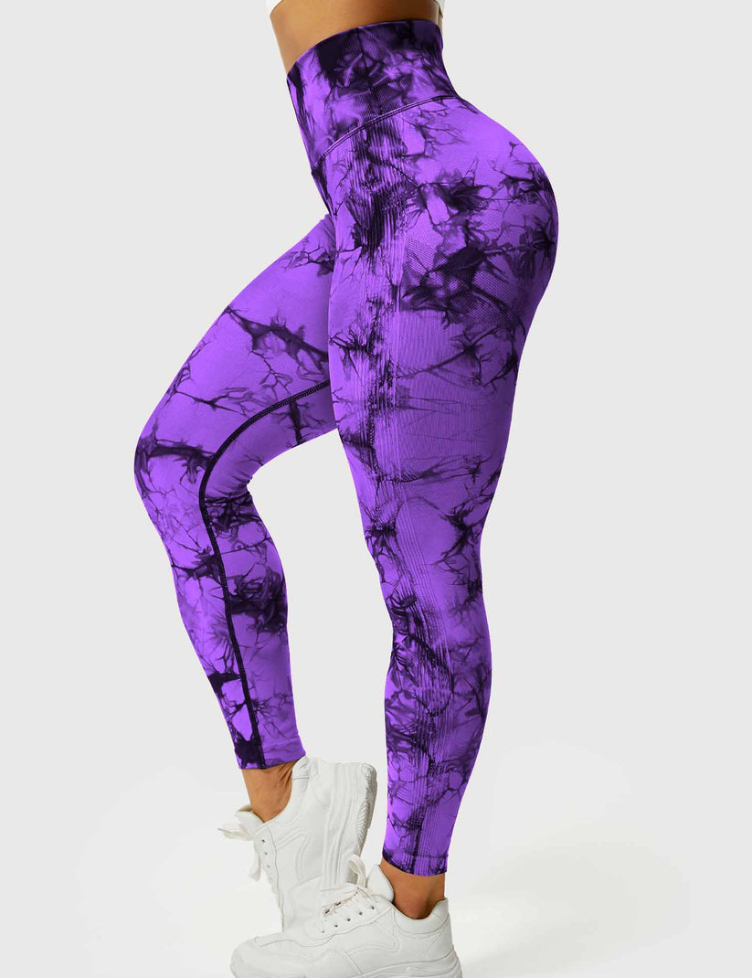 Laina | Women's Comfortable Tie Dye Leggings-Metro Lane Plaza