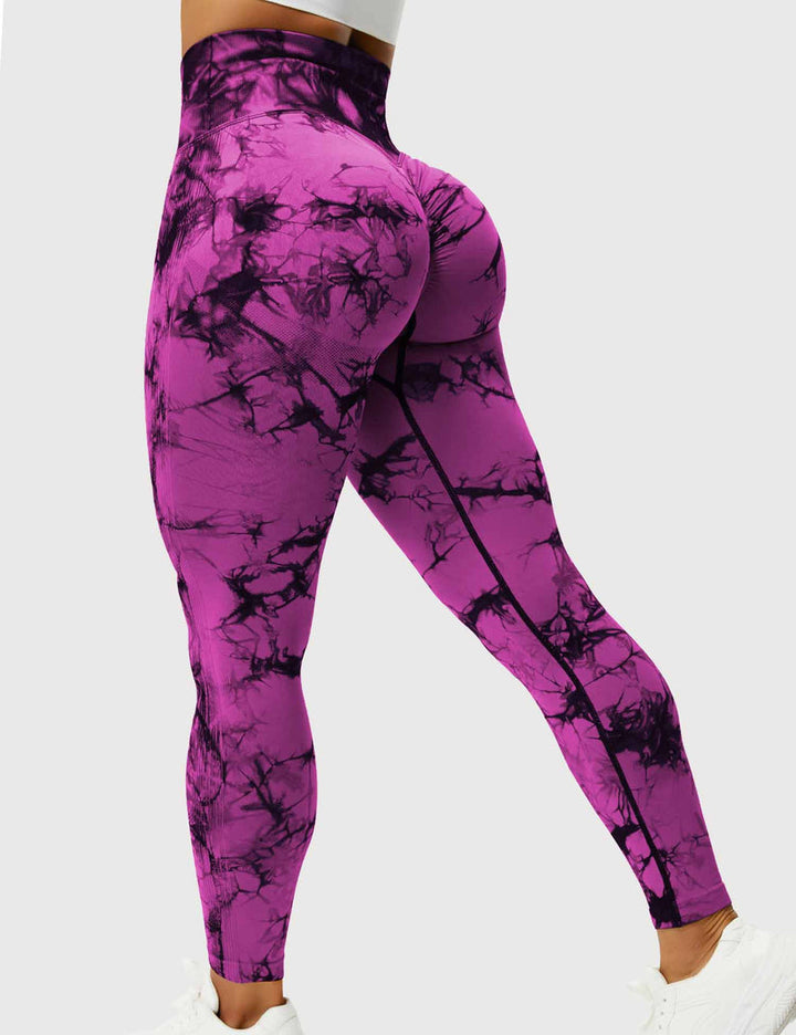 Laina | Women's Comfortable Tie Dye Leggings-Metro Lane Plaza