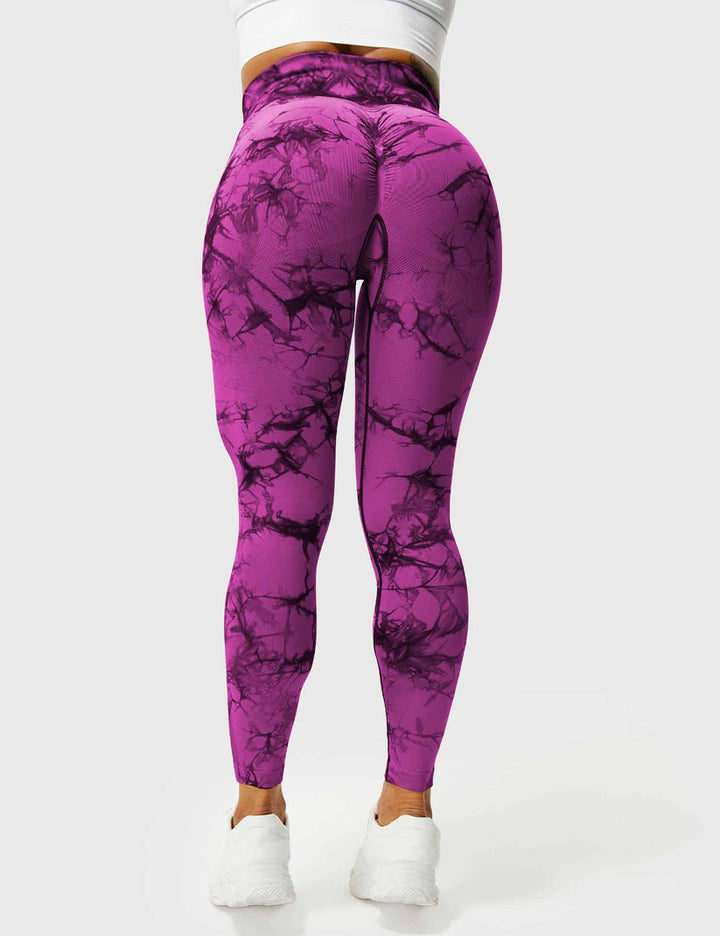 Laina | Women's Comfortable Tie Dye Leggings-Metro Lane Plaza
