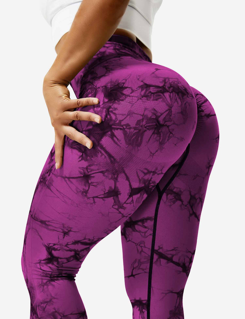 Laina | Women's Comfortable Tie Dye Leggings-Metro Lane Plaza