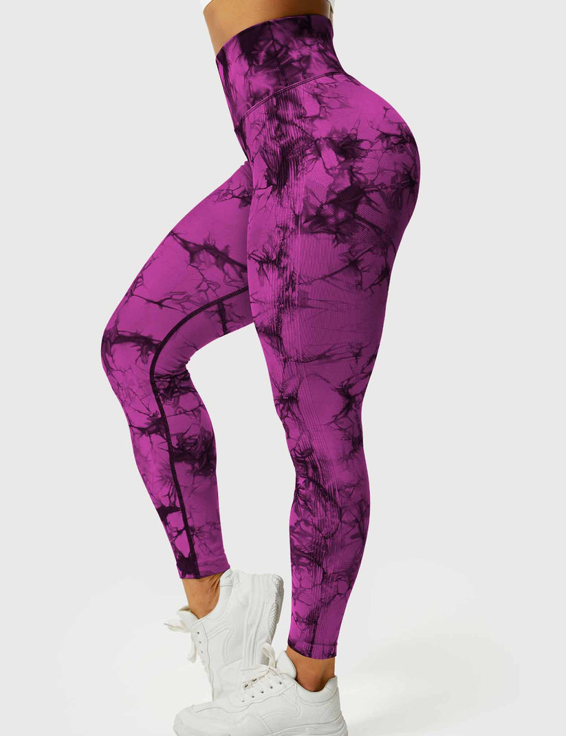 Laina | Women's Comfortable Tie Dye Leggings-Metro Lane Plaza