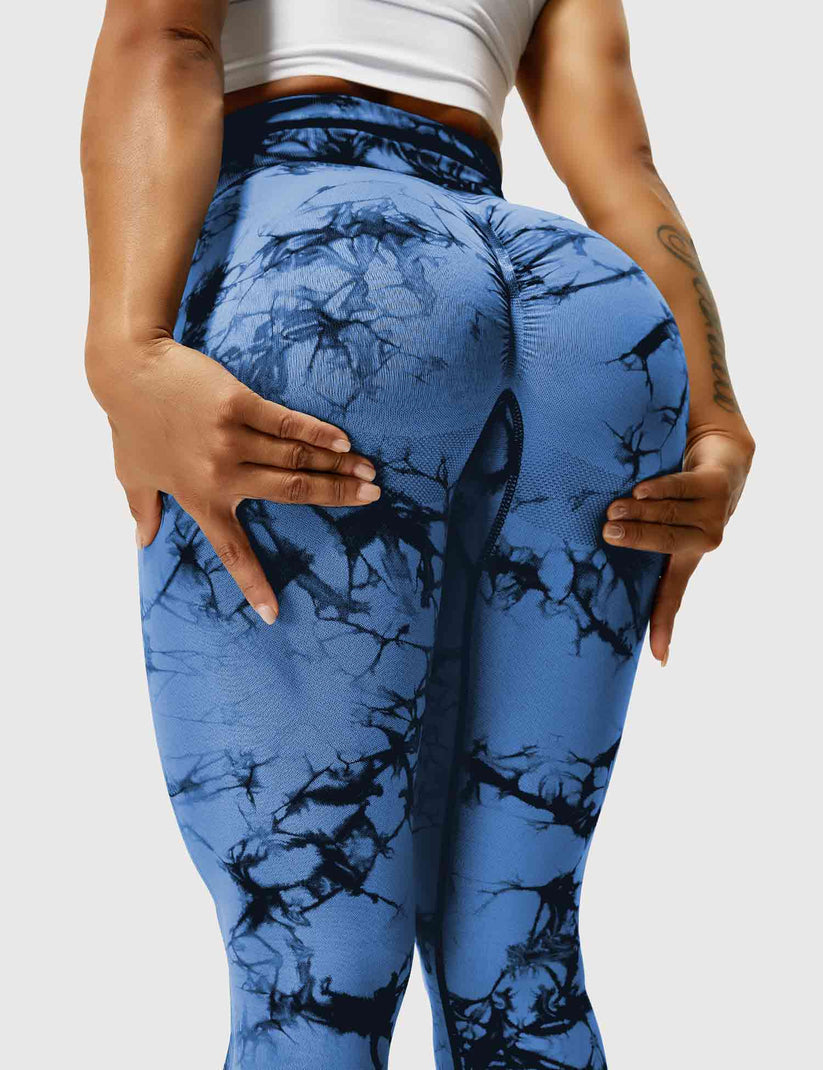 Laina | Women's Comfortable Tie Dye Leggings-Metro Lane Plaza