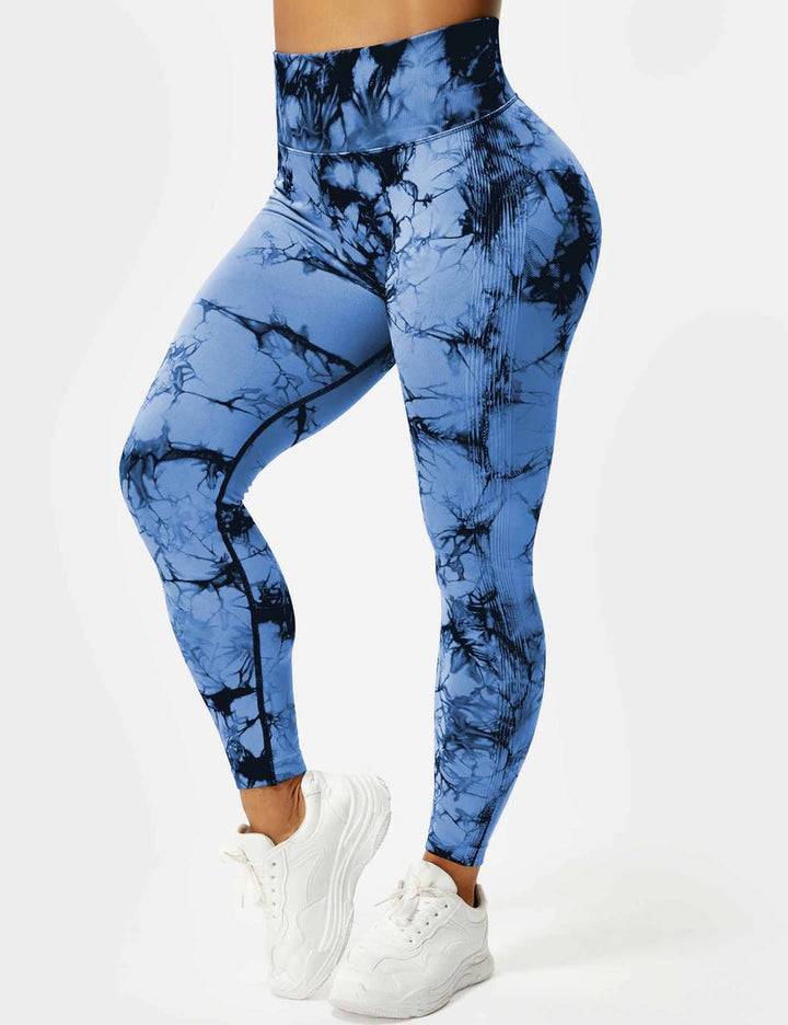 Laina | Women's Comfortable Tie Dye Leggings-Metro Lane Plaza