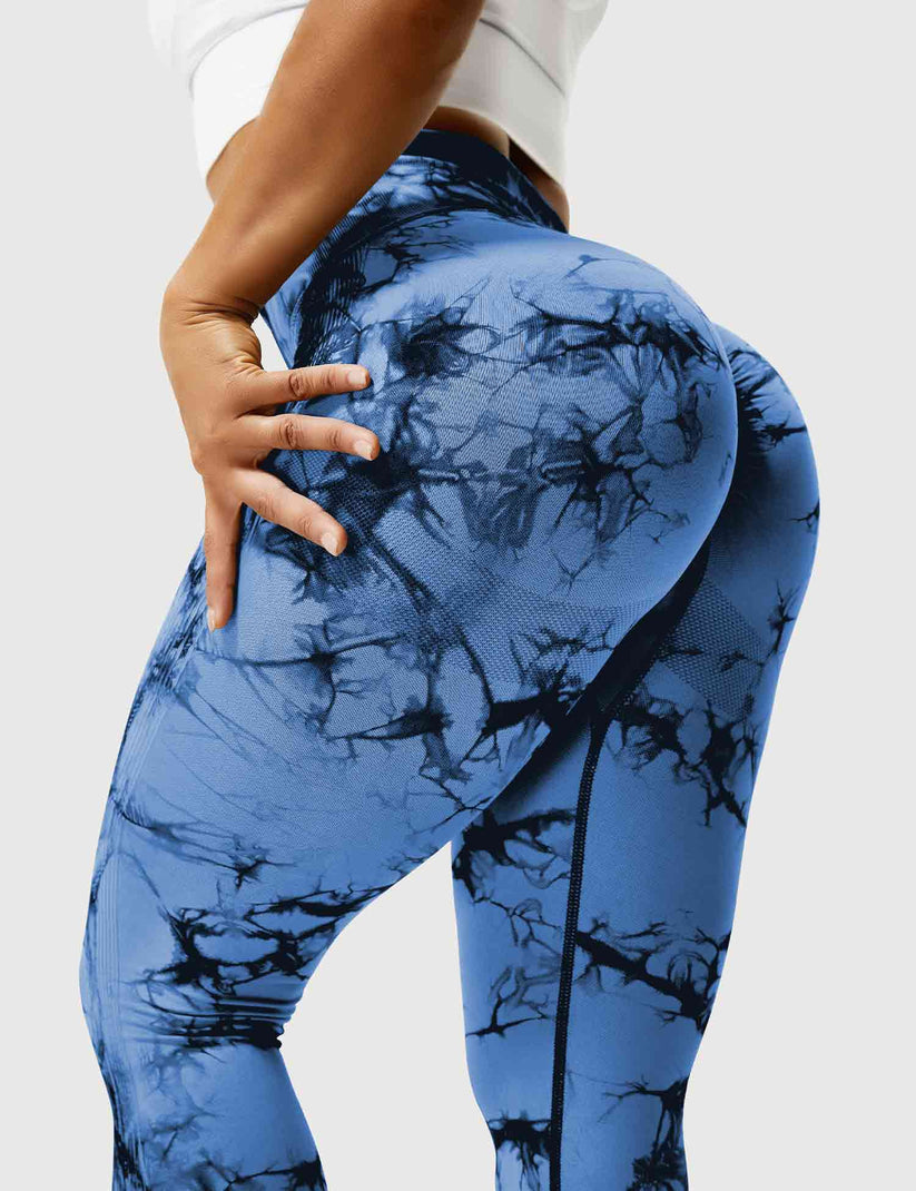 Laina | Women's Comfortable Tie Dye Leggings-Metro Lane Plaza