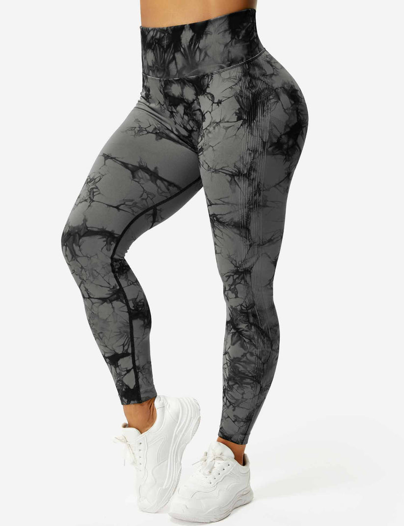 Laina | Women's Comfortable Tie Dye Leggings-Metro Lane Plaza