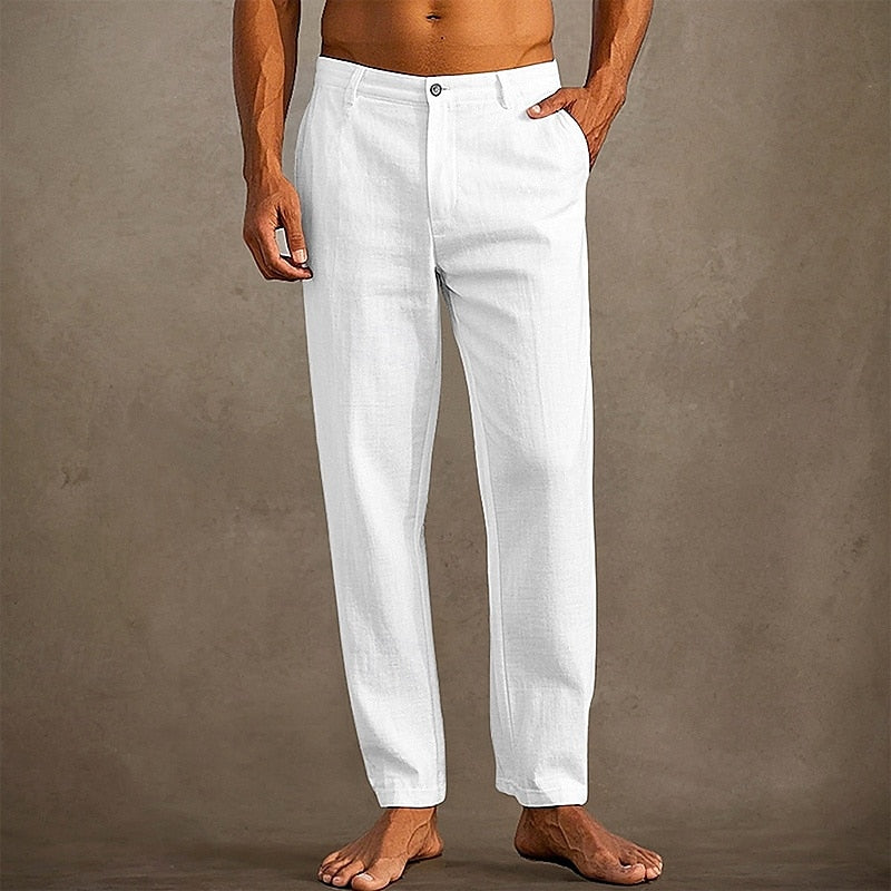 Laurence | Men's Straight Leg Casual Trousers
