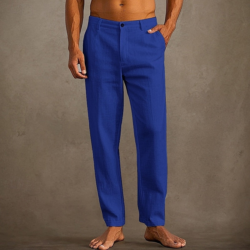 Laurence | Men's Straight Leg Casual Trousers