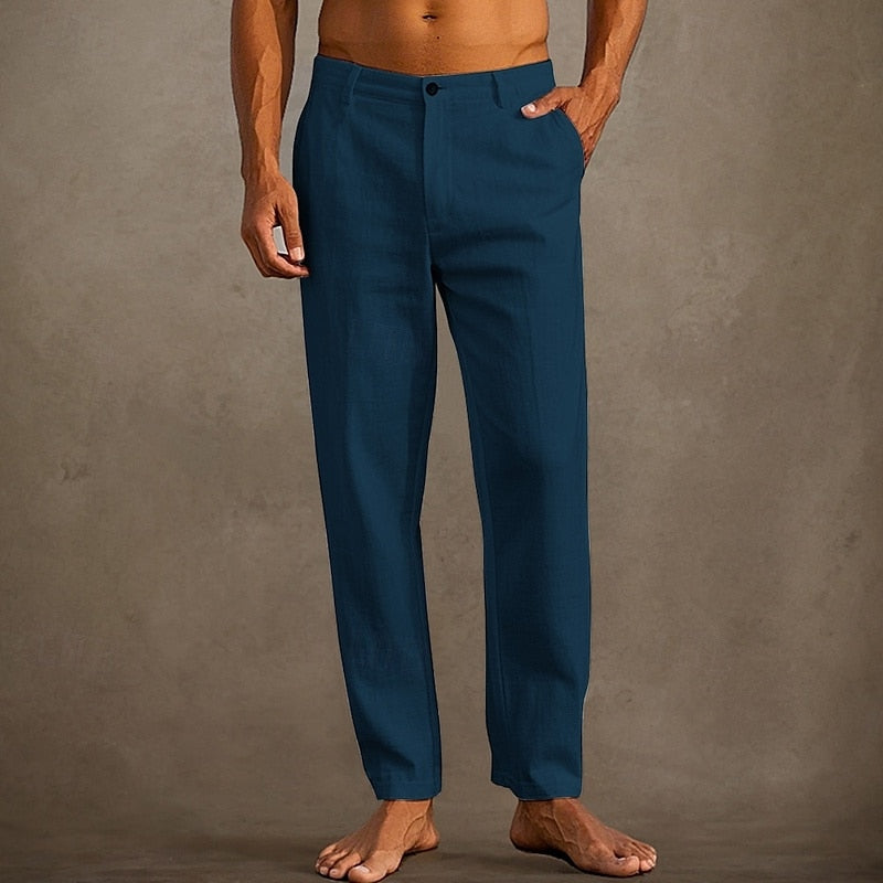 Laurence | Men's Straight Leg Casual Trousers