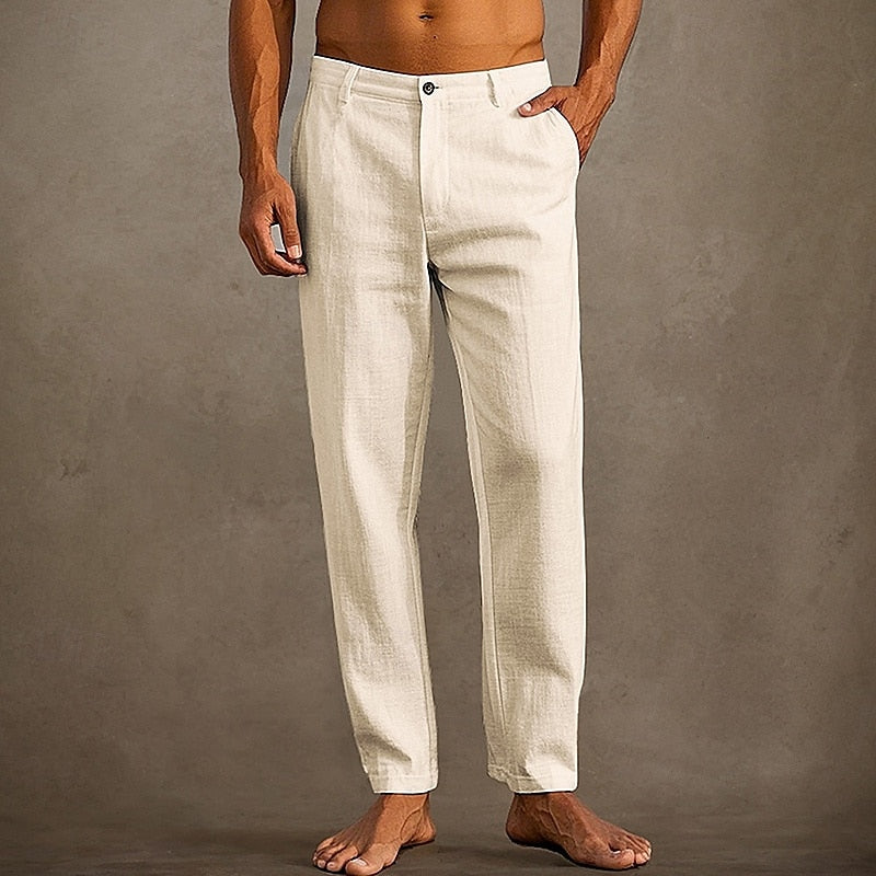 Laurence | Men's Straight Leg Casual Trousers