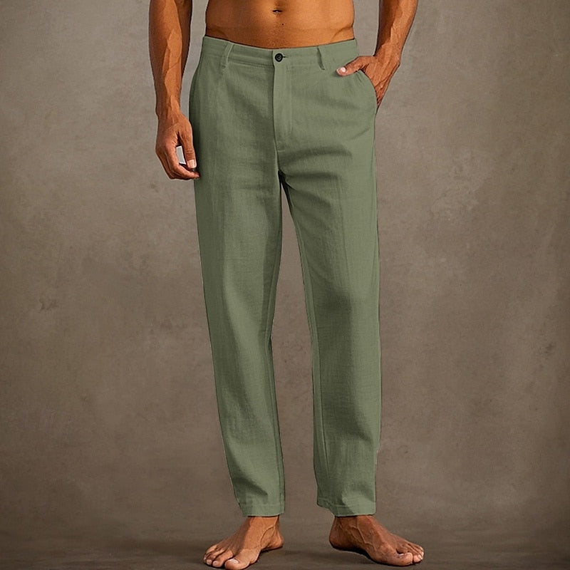 Laurence | Men's Straight Leg Casual Trousers