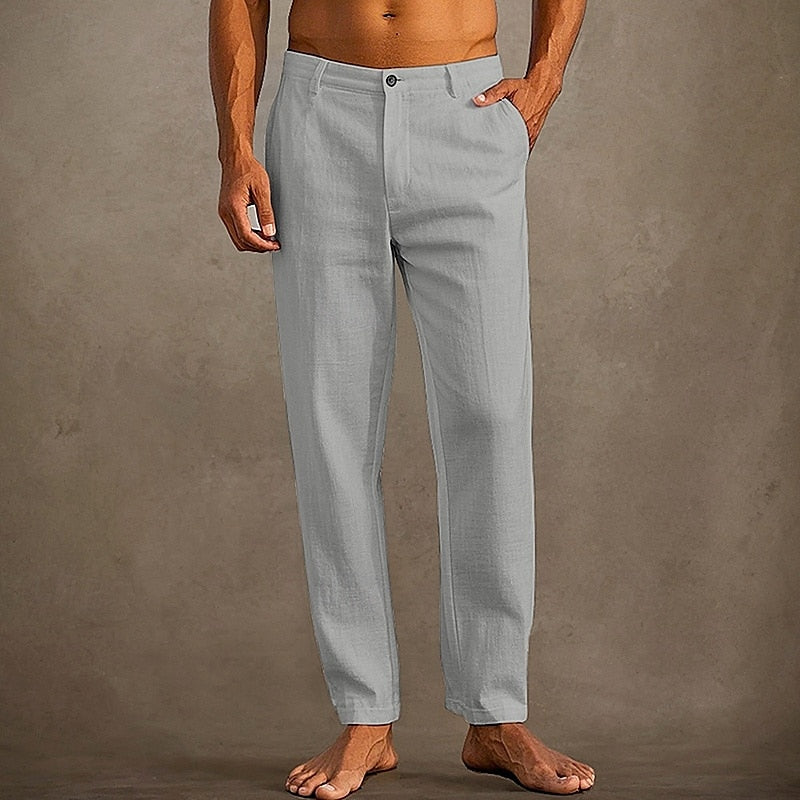 Laurence | Men's Straight Leg Casual Trousers