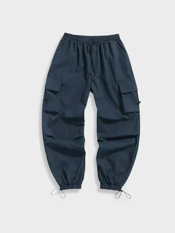 Lawrence | Men's Wide Leg Utility Cargo Pants-Metro Lane Plaza