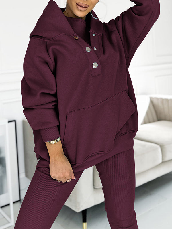 Liora | Women's Trendy Comfortable Tracksuit Set with Sweater and Joggers-Metro Lane Plaza