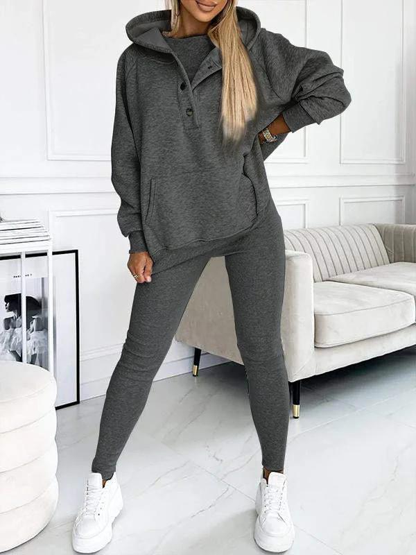 Liora | Women's Trendy Comfortable Tracksuit Set with Sweater and Joggers-Metro Lane Plaza