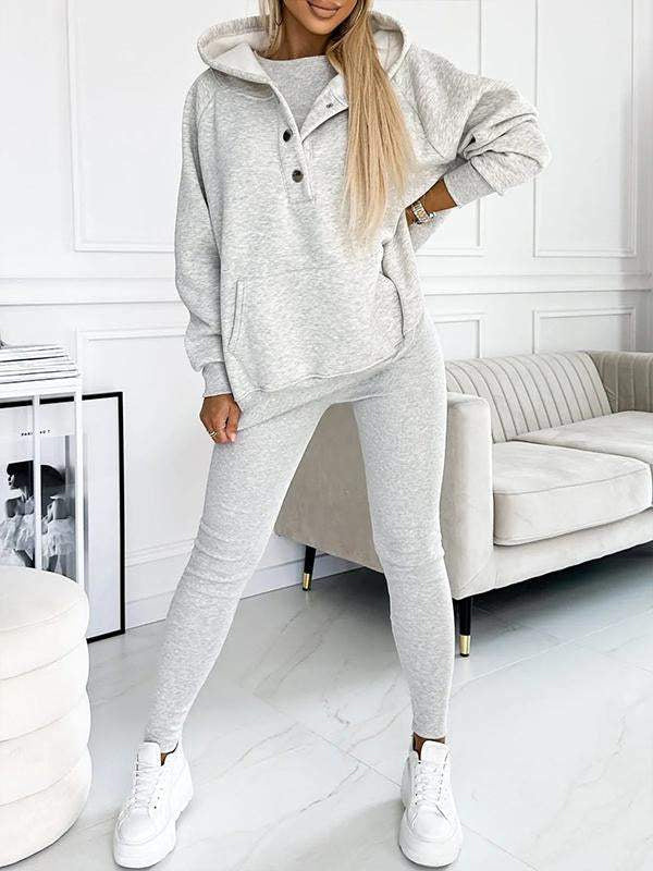 Liora | Women's Trendy Comfortable Tracksuit Set with Sweater and Joggers-Metro Lane Plaza