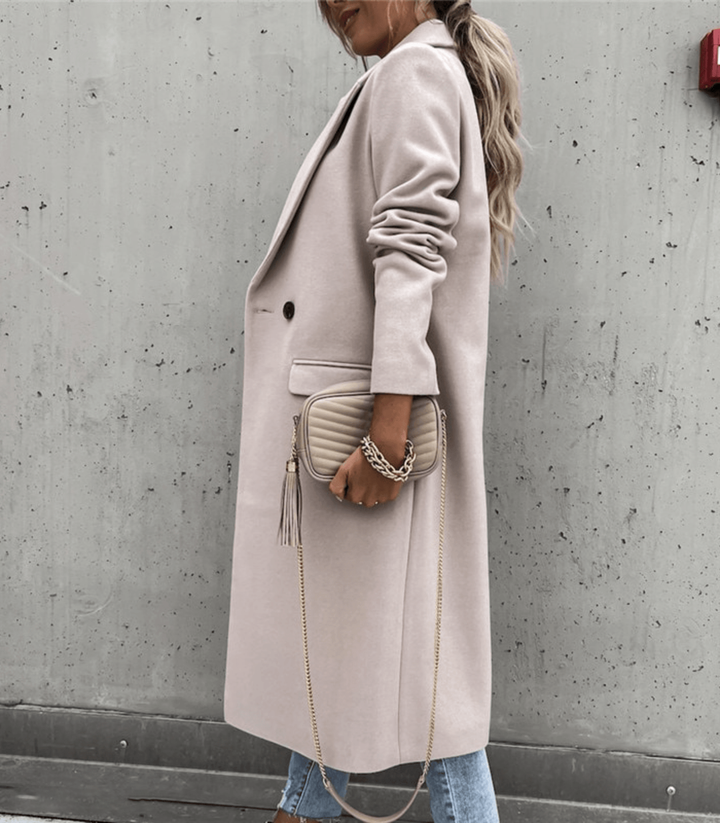 Women's Timeless Double-Breasted Outerwear Coat