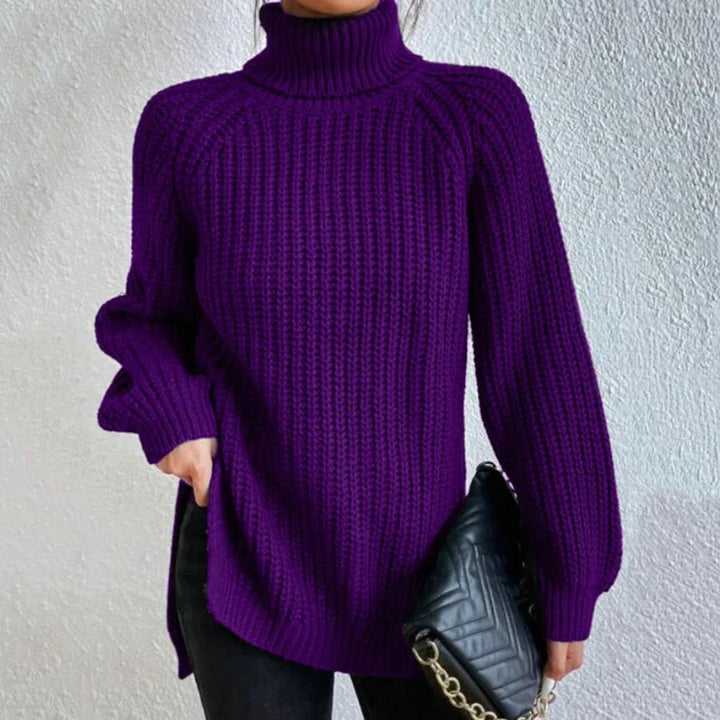 Women's Elegant Turtleneck Knit Sweater