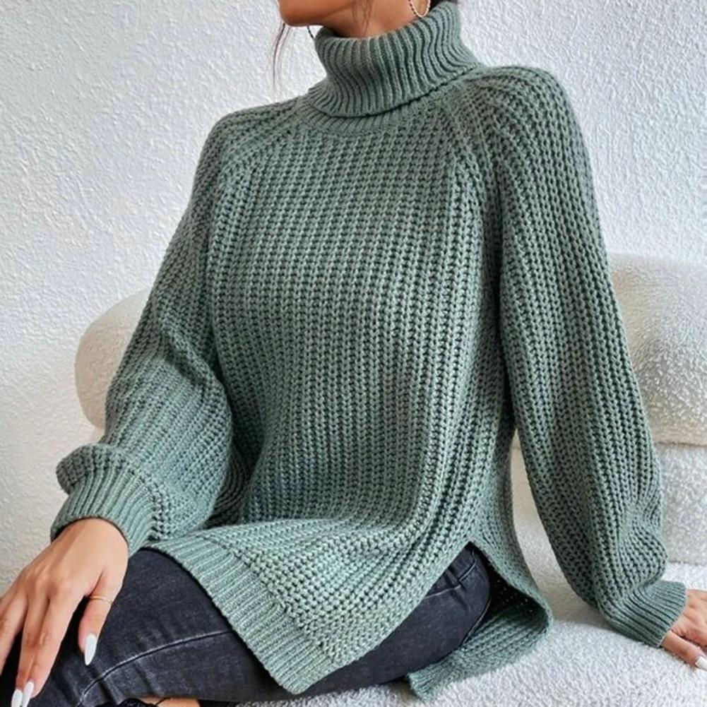 Women's Elegant Turtleneck Knit Sweater