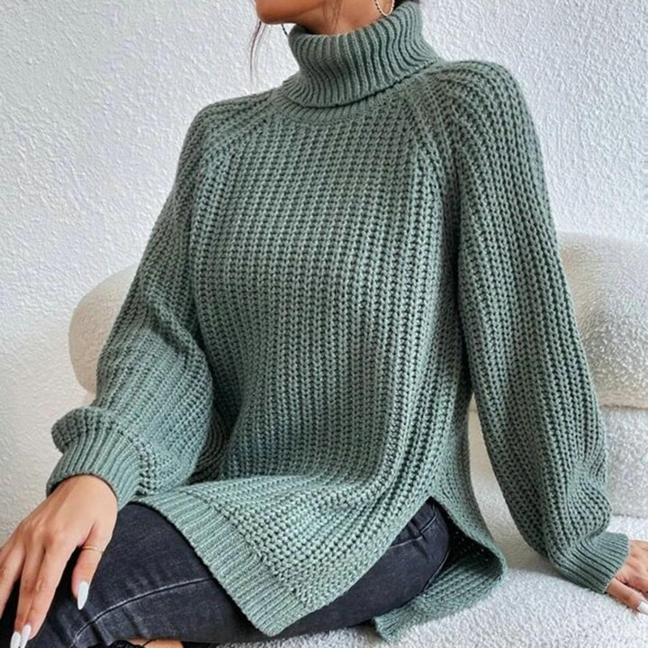 Women's Elegant Turtleneck Knit Sweater