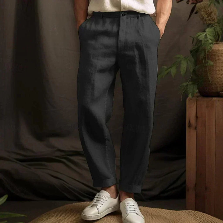 Men's Comfortable and Versatile Linen Trousers