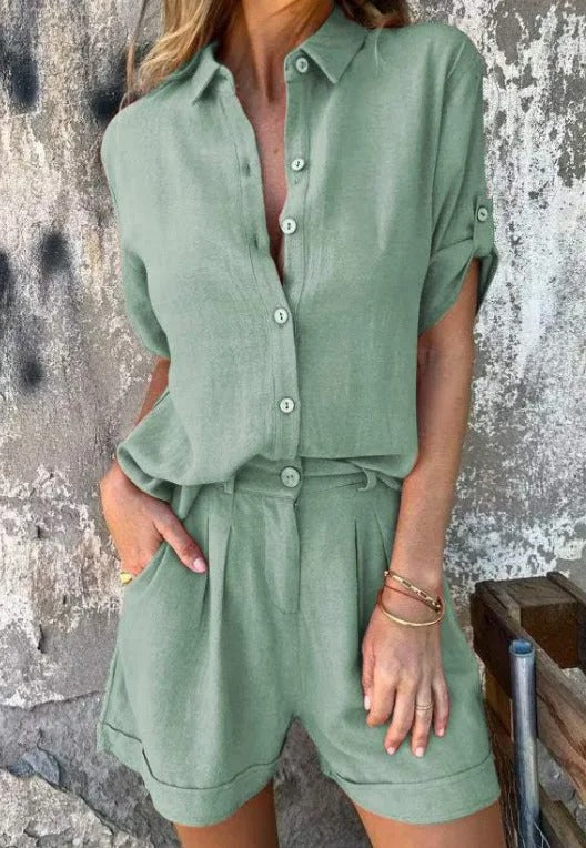 Olivia | Women's Breathable Summer Outfit-Metro Lane Plaza