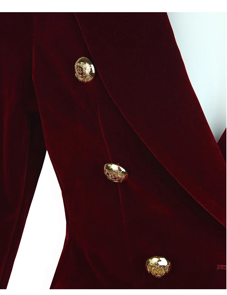 Julian | Women's Elegant Cozy Velvet Blazer-Metro Lane Plaza