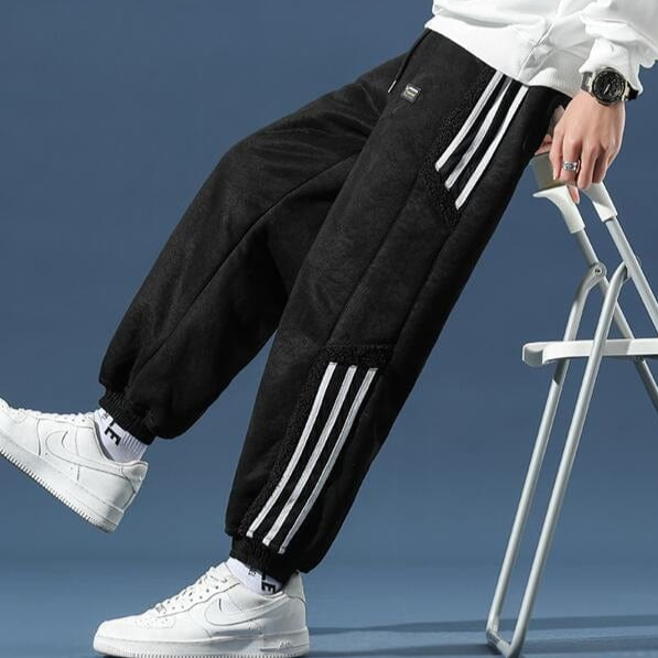 Men's Warm Jogging Pants with Sherpa Lining – Urban Style-Metro Lane Plaza