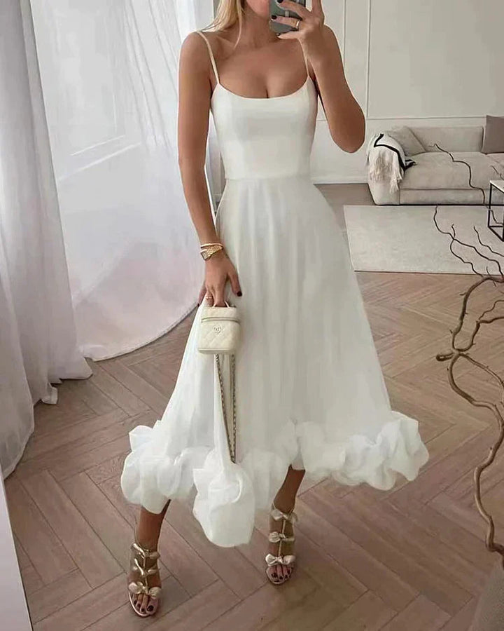 Marissa | Women's Sleeveless A-Line Midi Dress Alternative-Metro Lane Plaza