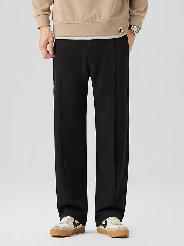 Mark | Men's Pleated Straight Leg Trousers