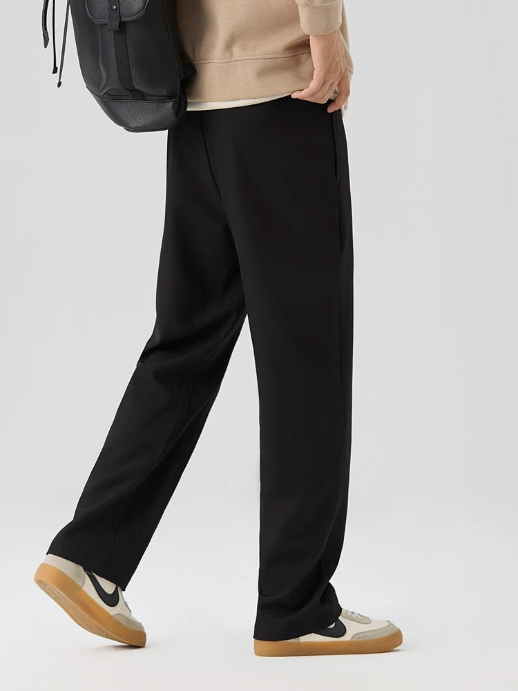 Mark | Men's Pleated Straight Leg Trousers