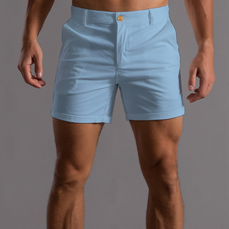 Mason | Men's Tailored Cuffed Shorts-Metro Lane Plaza