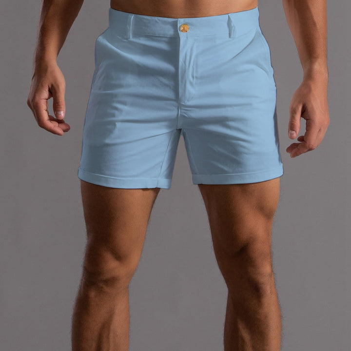 Mason | Men's Tailored Cuffed Shorts-Metro Lane Plaza