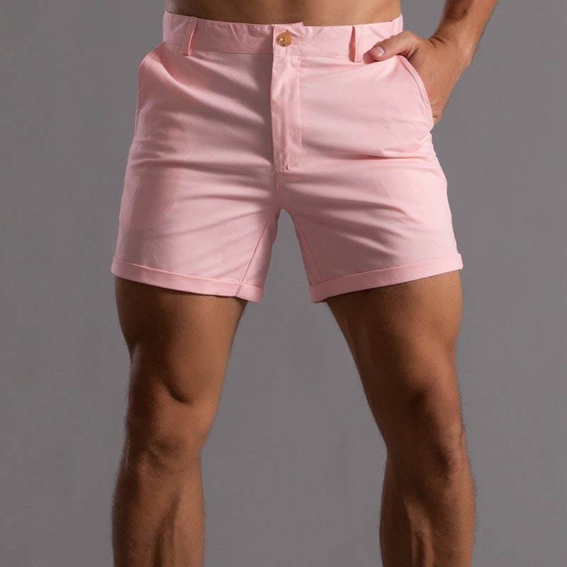 Mason | Men's Tailored Cuffed Shorts-Metro Lane Plaza