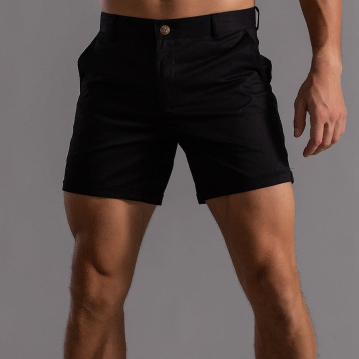 Mason | Men's Tailored Cuffed Shorts-Metro Lane Plaza
