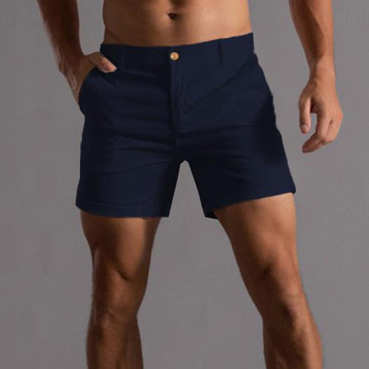 Mason | Men's Tailored Cuffed Shorts-Metro Lane Plaza