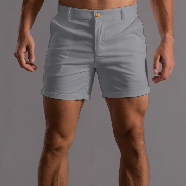 Mason | Men's Tailored Cuffed Shorts-Metro Lane Plaza