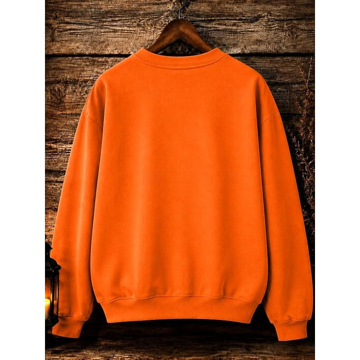 Women's Halloween Witch Graphic Sweatshirt, Relaxed Crew Neck Top