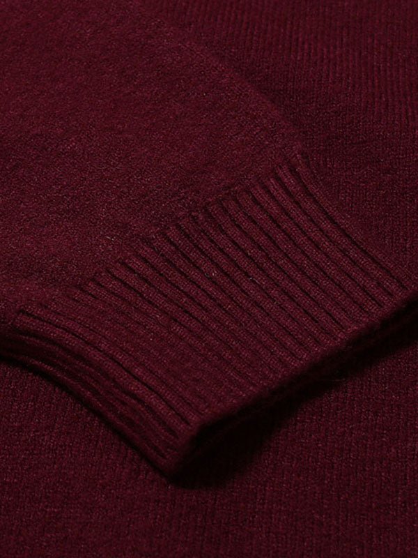 Schmal geschnittener Herren-Rollkragenpullover