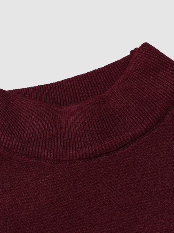 Schmal geschnittener Herren-Rollkragenpullover