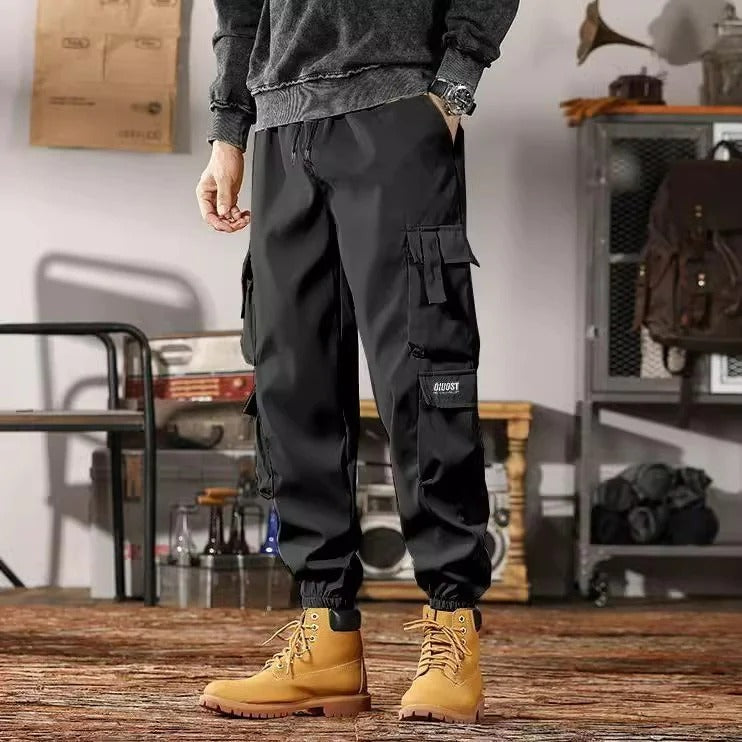 Michael | Men's Casual Drawstring Cargo Pants