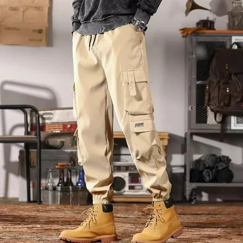 Michael | Men's Casual Drawstring Cargo Pants