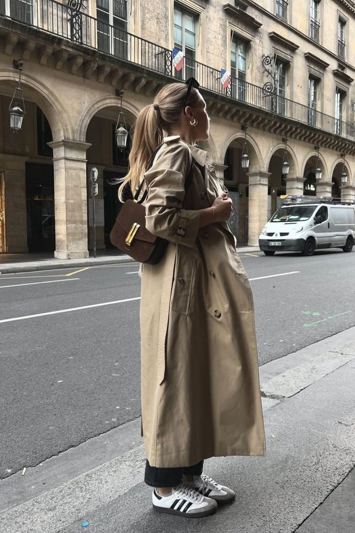 Mina | Women's Classic Trench Coat – Ideal for Spring and Autumn-Metro Lane Plaza
