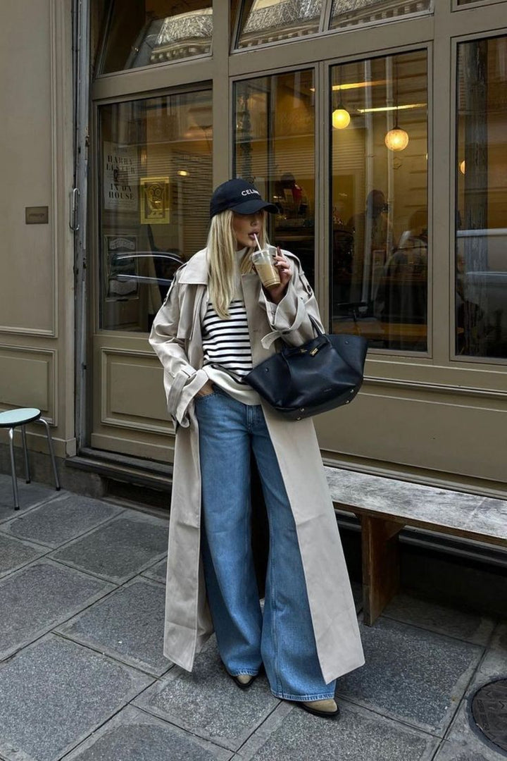 Mina | Women's Classic Trench Coat – Ideal for Spring and Autumn-Metro Lane Plaza