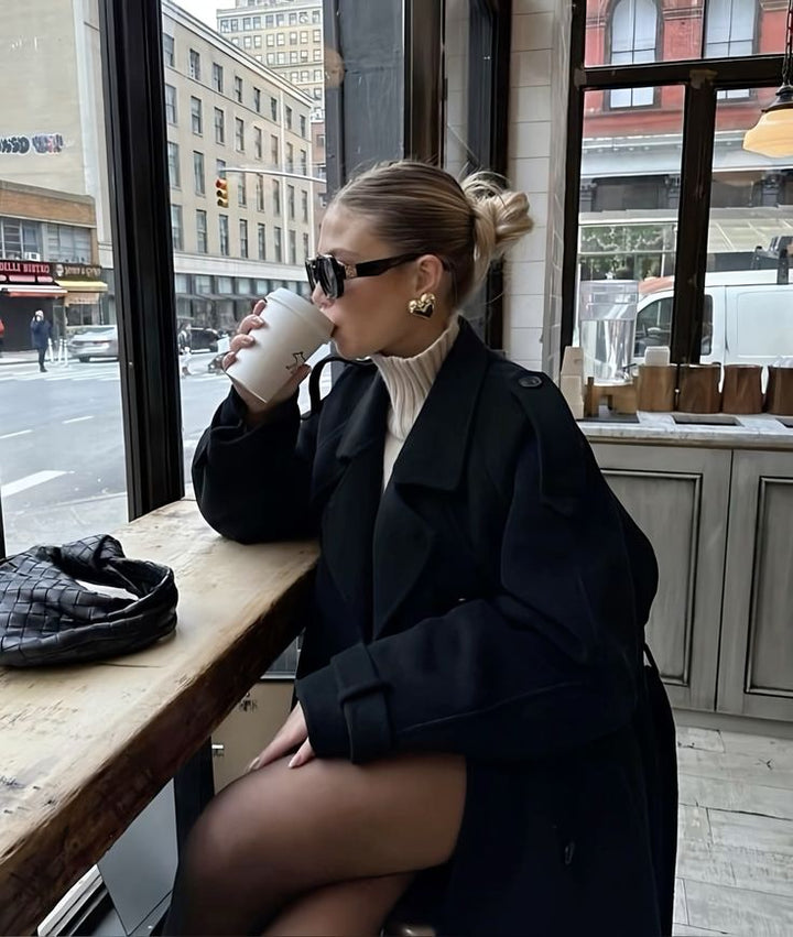 Mina | Women's Classic Trench Coat – Ideal for Spring and Autumn-Metro Lane Plaza