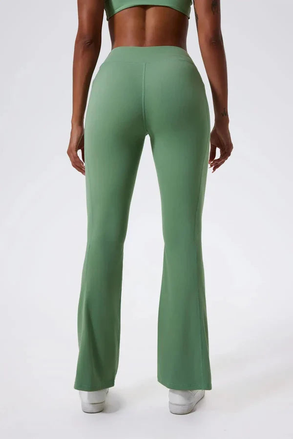Flareflex Legging | Women's Sporty Legging with Trendy Flared Fit-Metro Lane Plaza