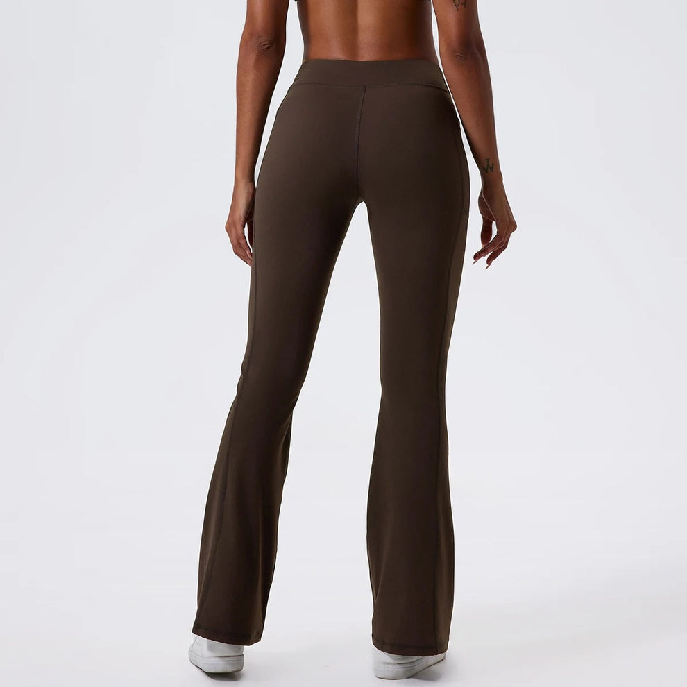 Flareflex Legging | Women's Sporty Legging with Trendy Flared Fit-Metro Lane Plaza