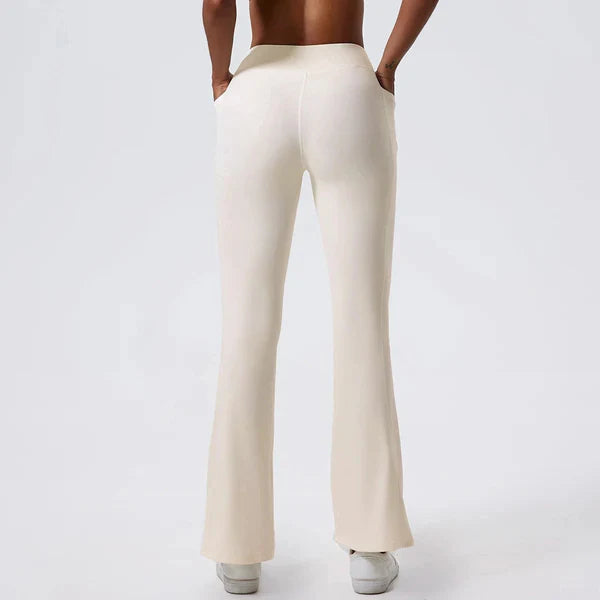 Flareflex Legging | Women's Sporty Legging with Trendy Flared Fit-Metro Lane Plaza