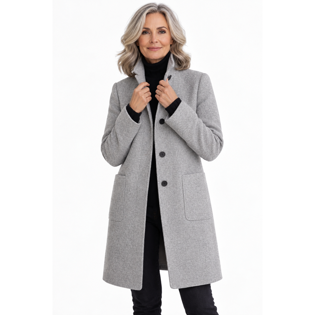 Cappotto classico in lana da donna per tutti i giorni