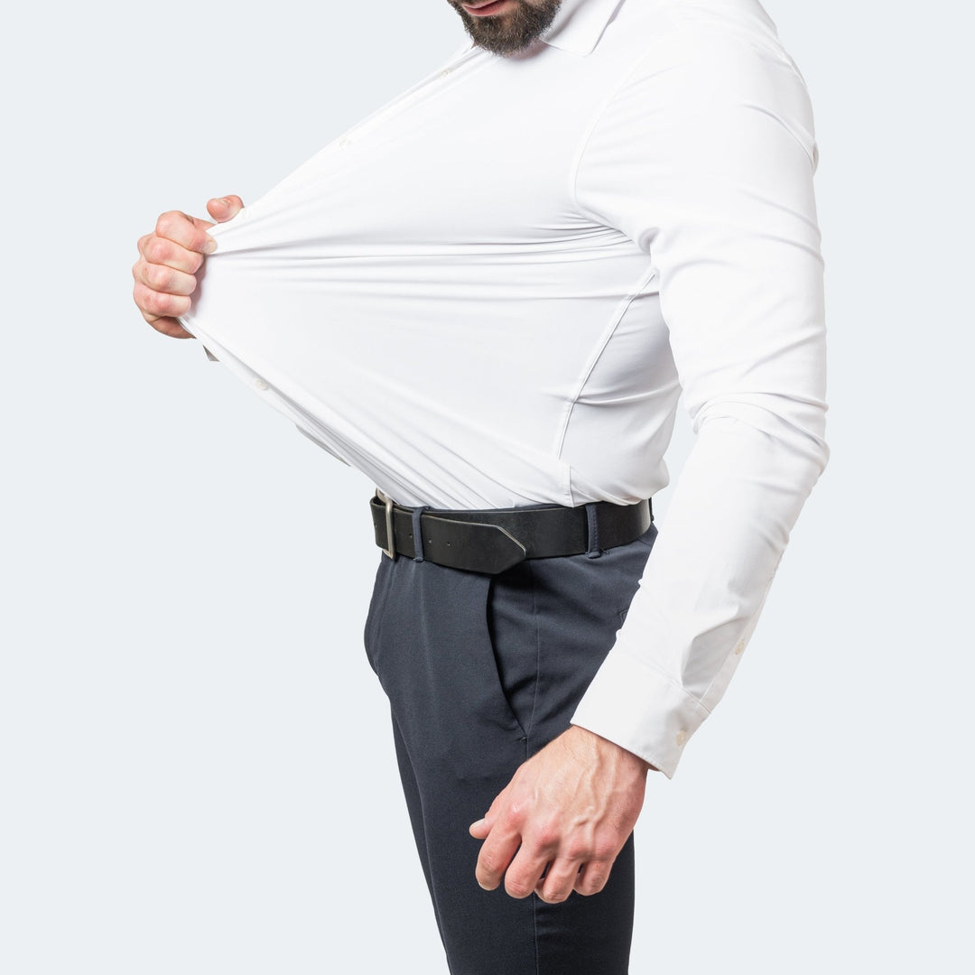 Alexander | Men's Wrinkle-Free Stretch Dress Shirt-Metro Lane Plaza