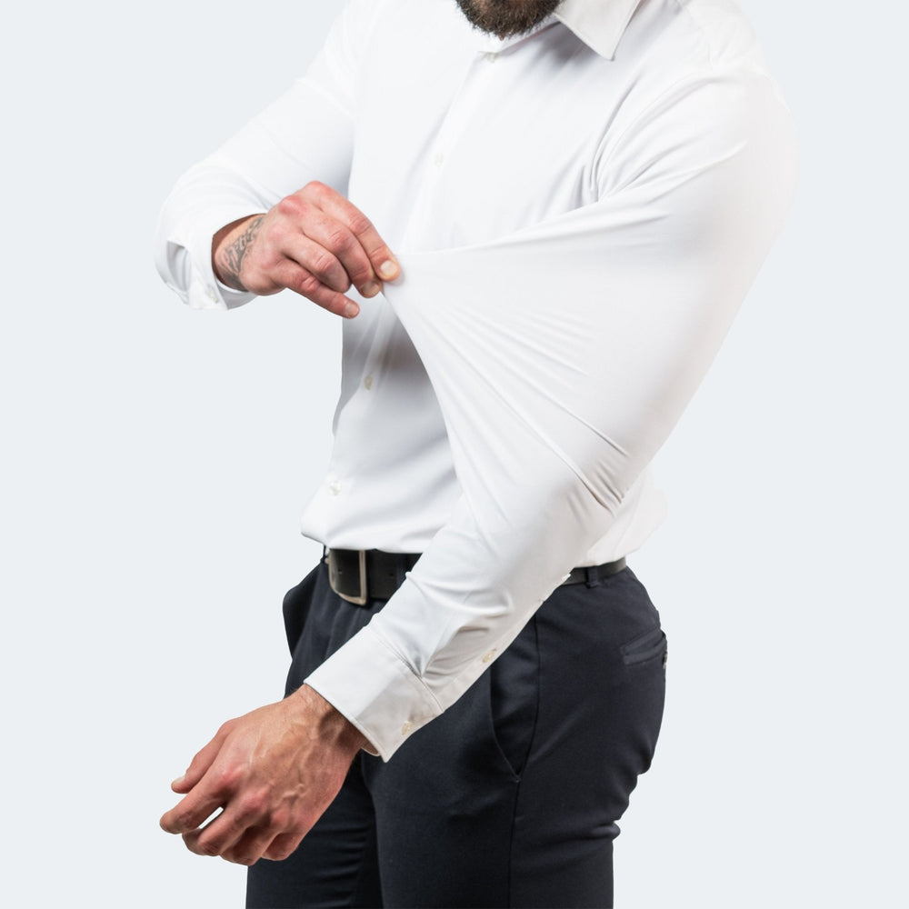 Alexander | Men's Wrinkle-Free Stretch Dress Shirt-Metro Lane Plaza